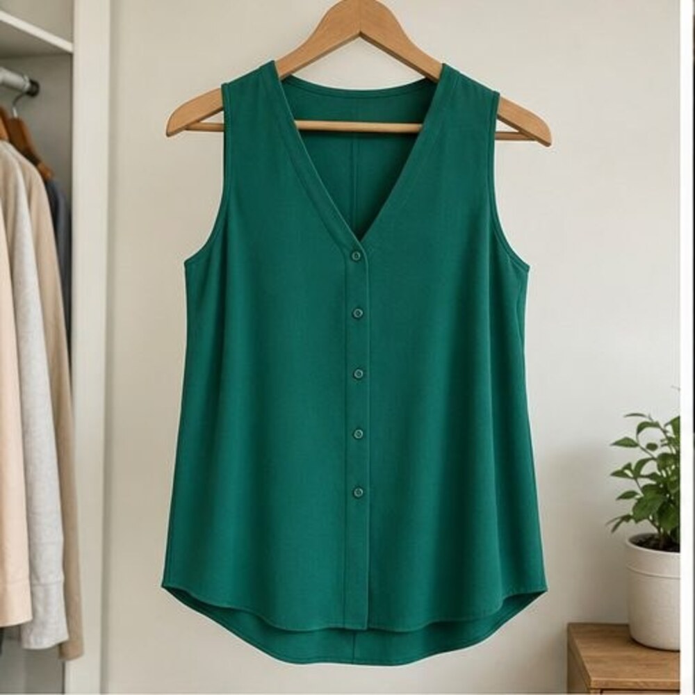 Emerald Puff Sleeve Top